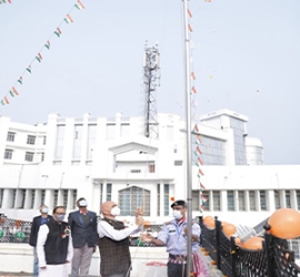 Celebration of republic day 2022 and suryanamaskar